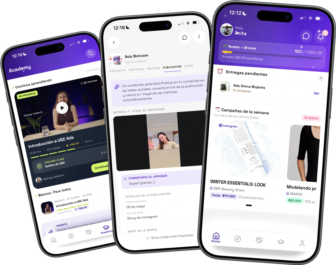 App de Montu para creadores