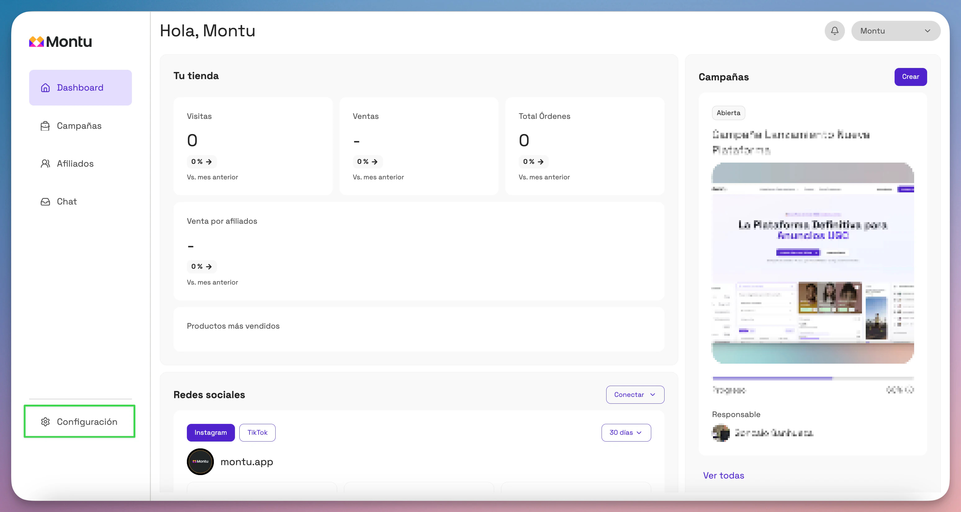 Encontrar Configuración